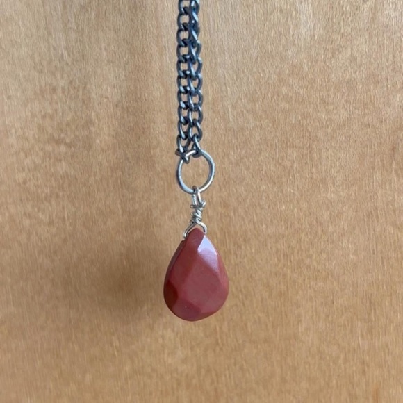 Teardrop Beaded Necklace - Picture 2 of 4